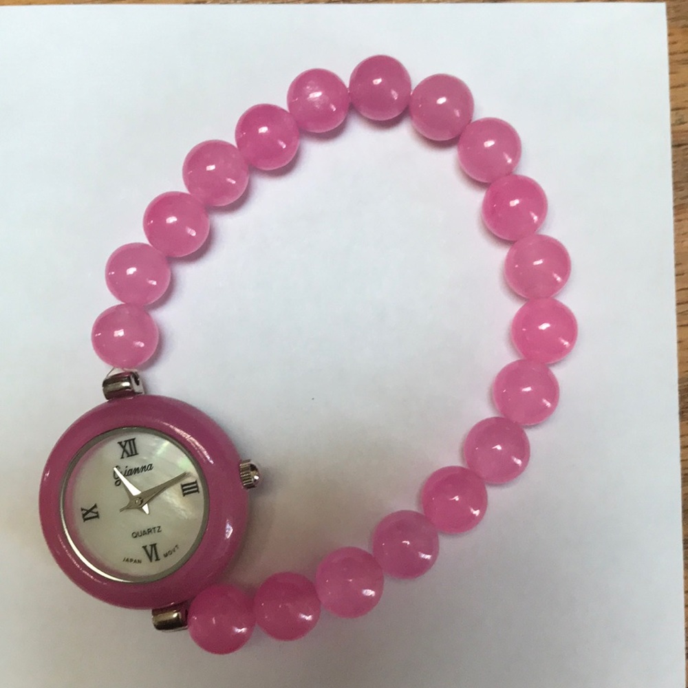 Quartz Jade Watch - Picture 2 of 6